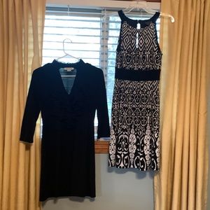 Lot of 2 XS White house black market dresses - like new condition